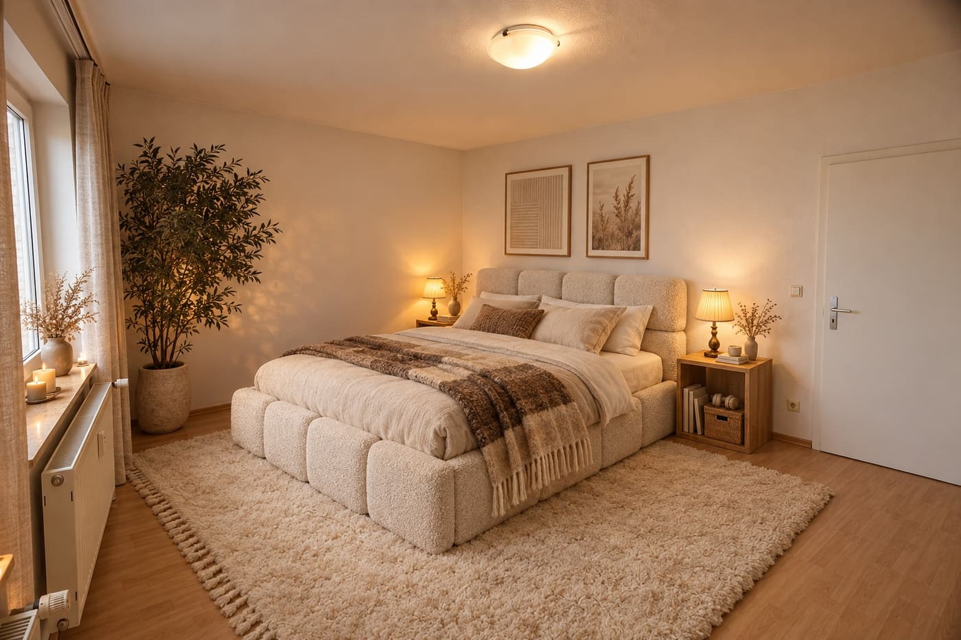 Das Schlafzimmer im gewählten Stil